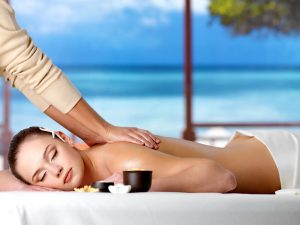 Massage on beach