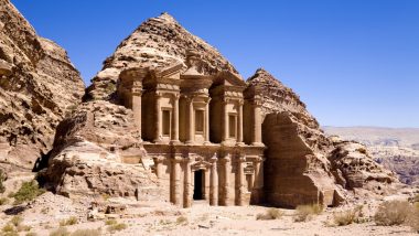 The Monastery in ancient city of Petra, Jordan