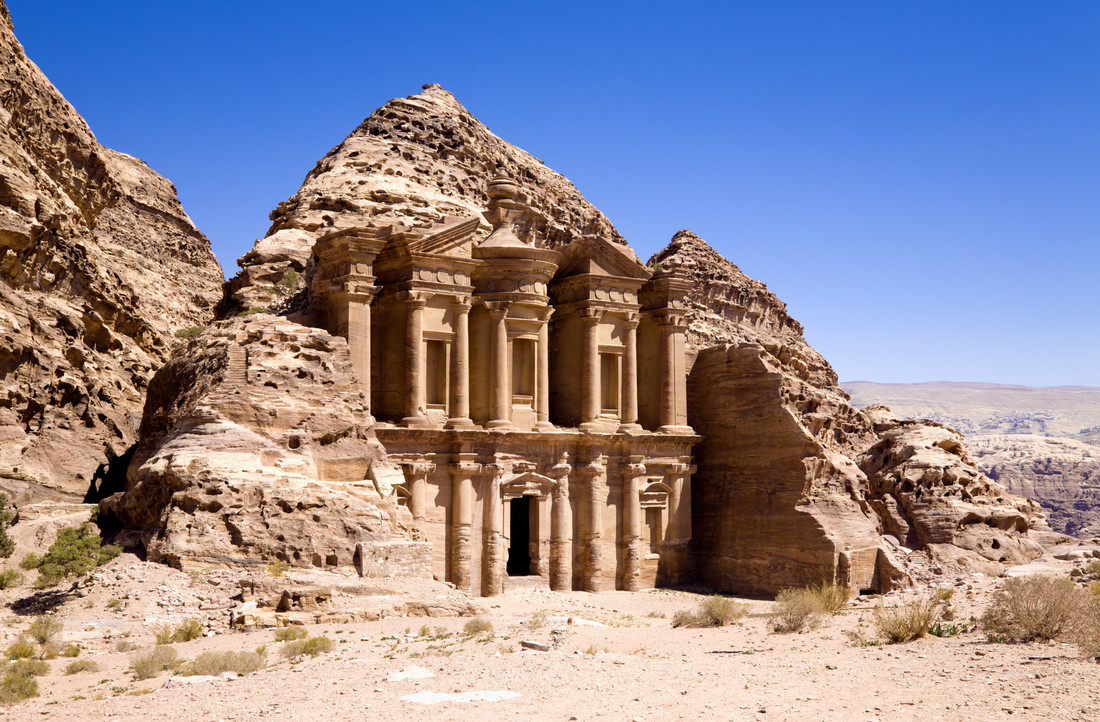 The Monastery in ancient city of Petra, Jordan