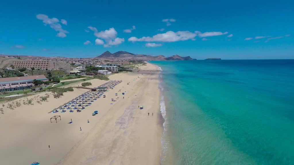 Vila Baleira beach in portugal