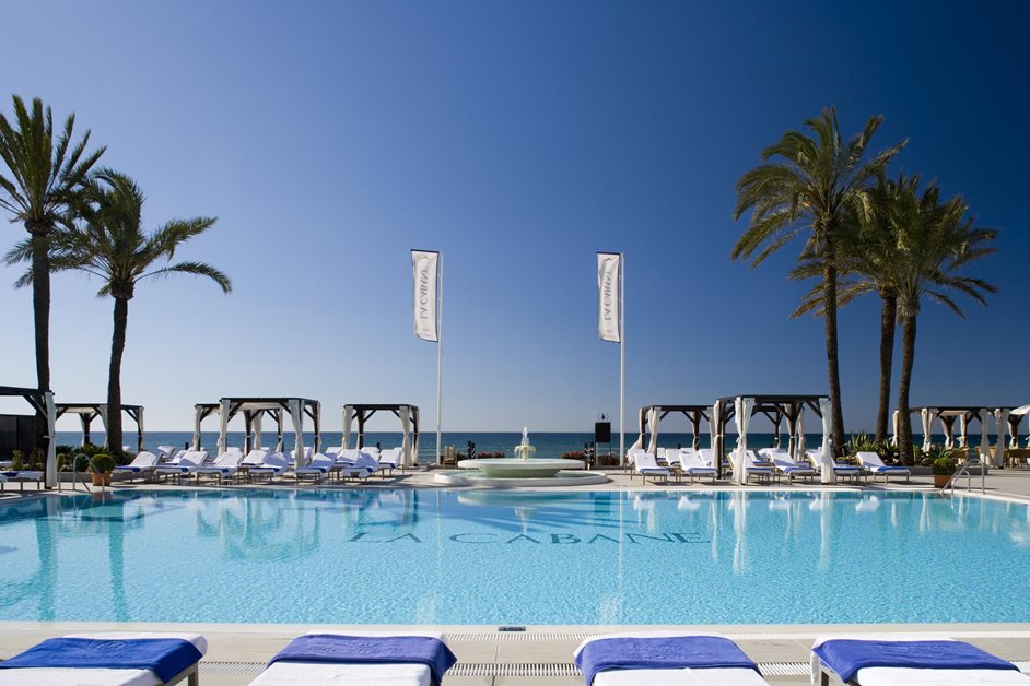  Los Monteros Spa outdoor swimming pool in the sun