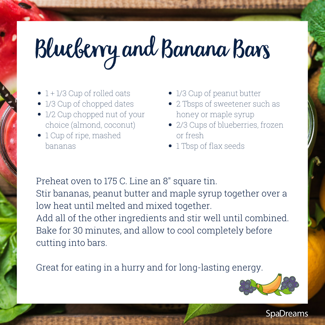 Blueberry and Banana Bars