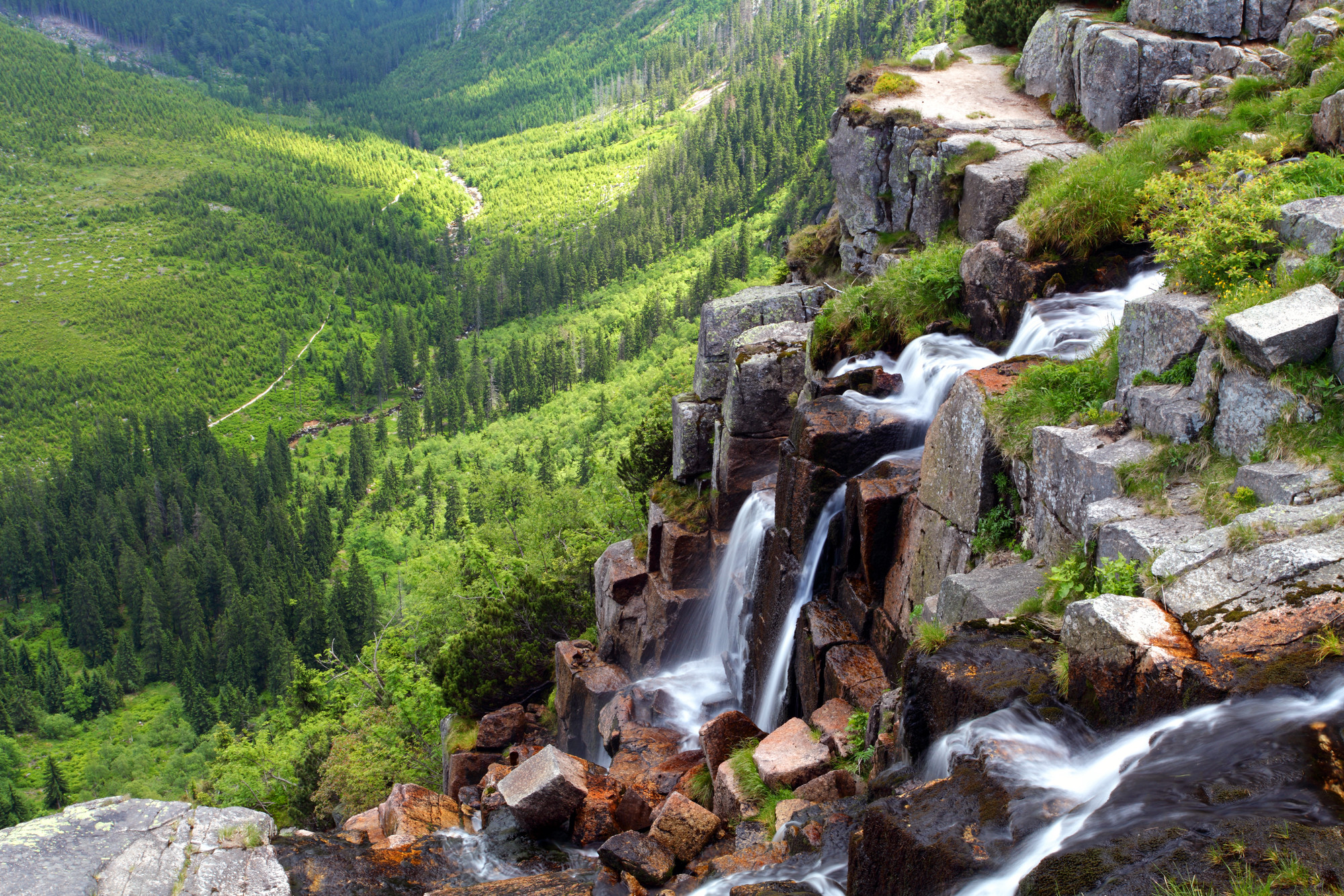 Czech republic - Krkonose waterfall