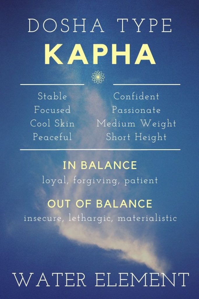 overwiew of the Kapha dosha characteristics