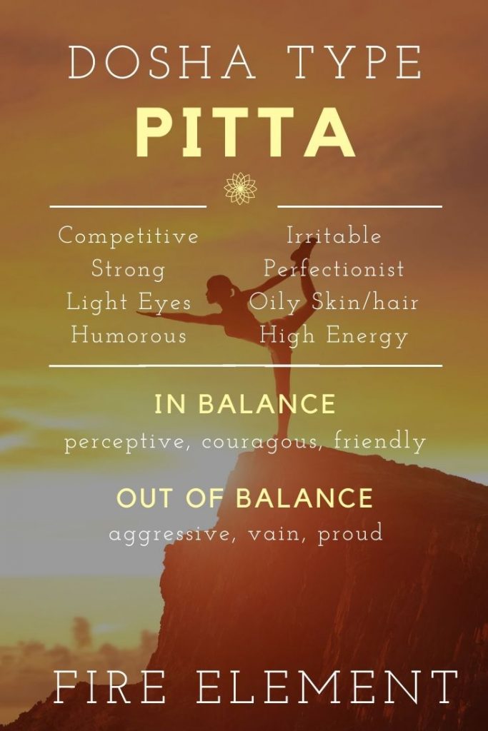 overview of the Pitta dosha characteristics